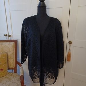 Alfani Lace/Mesh top